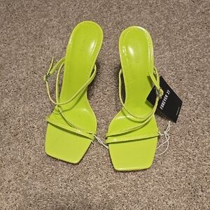 Forever 21 Women's Lime Green Heels 7.5